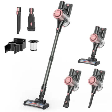 Homeika Cordless Vacuum Cleaner, 28Kpa Powerful Suction, 380W Strong Brushless Motor with 8 in 1 Lightweight Stick Vacuum Cleaner with 50 Min Runtime Detachable Battery for Pet Hair & Carpet