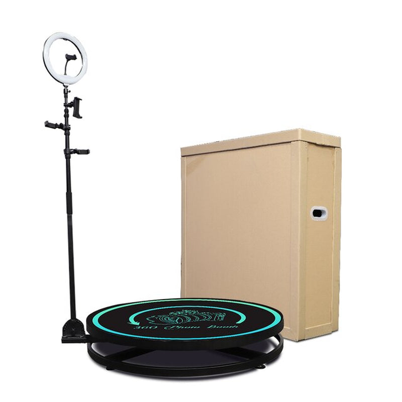 "Ultimate 360 Photo Booth: Capture Every Angle at Events and Parties with Rotating Camera - Fast Shipping from Overseas Warehouses!"