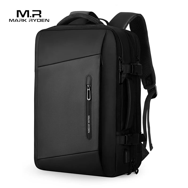 17 Inch Laptop Backpack Expandable Men Business Carry-On Flight Approved 40L Travel Backpack