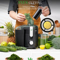 [Best Seller] Juicer with Titanium Enhanced Cut Disc, Dual Speeds Centrifugal Extractor Machines with Optional 2.5