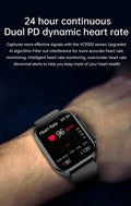 New ECG+PPG Bluetooth Call 1.96Inch Smart Watch Men Blood Sugar Pressure Health Heart Rate Fitness Man Sport Smartwatch for Ios Android