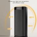 Idoo Space Heaters for Indoor Use 1-24H Timer Eco and Fan Mode 1500W