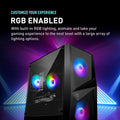 Codex R Gaming Desktop: Intel Core I5-13400F, RTX 4060, 32GB DDR5, 2TB M.2 Nvme Gen3, RGB Fan Cooling, 650W 80+ Gold, Keyboard & Mouse, DIY Friendly, Windows 11 Pro: 13NUC5-068US