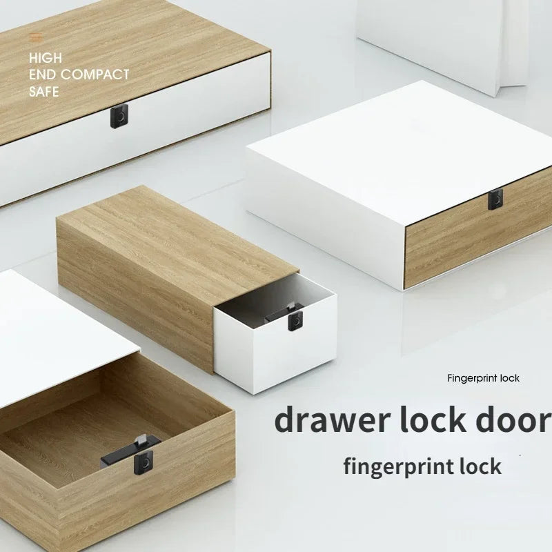 "Secure Your Belongings with Smart Fingerprint Drawer Lock - The Ultimate Furniture Upgrade!"