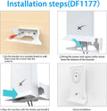 Starlink Mount, Star Link Internet Kit Satellite Brackets Holder Stability ABS Wall Mount Router Protection for Starlink Mesh Router V2 Mesh Router