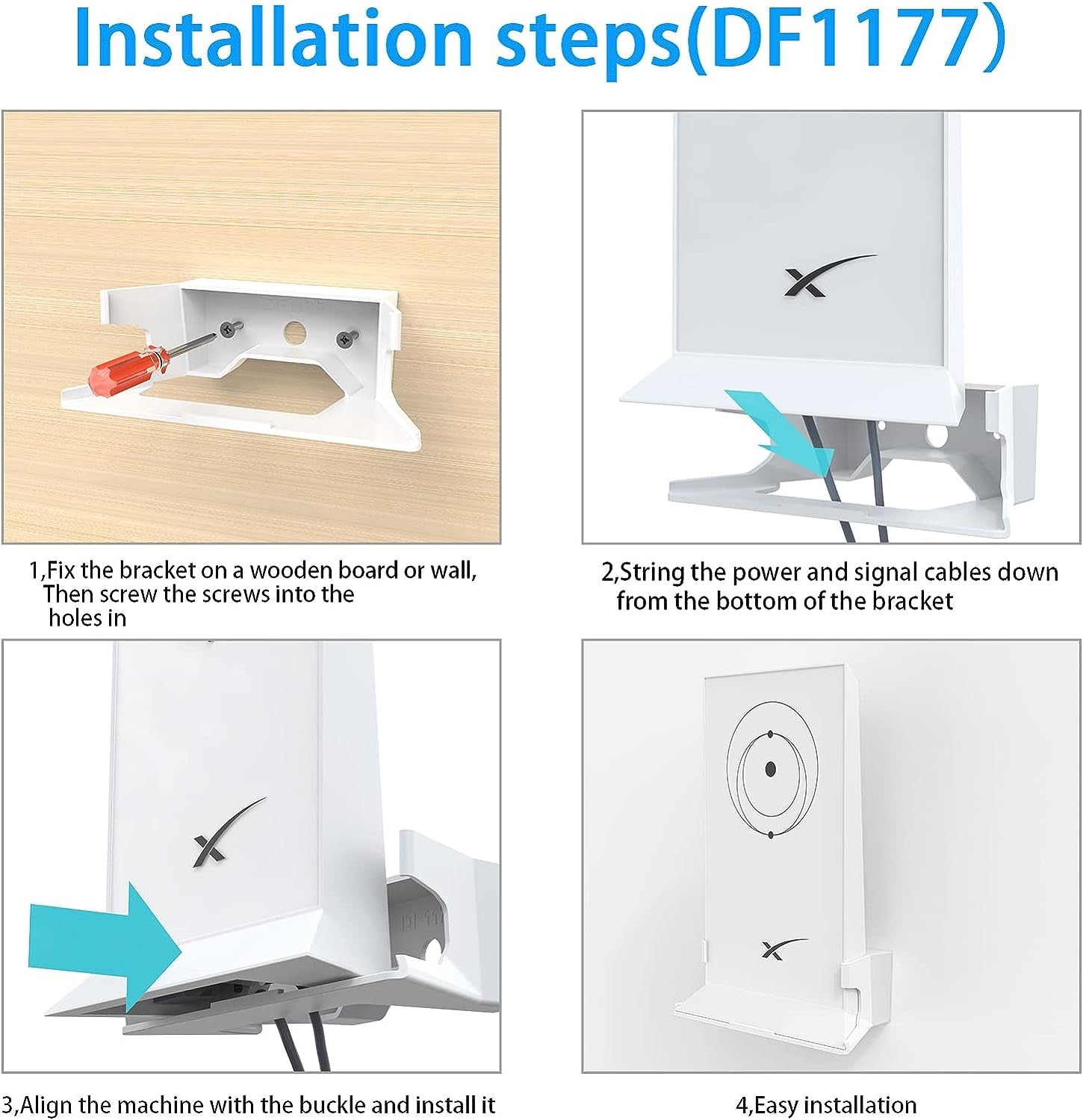 Starlink Mount, Star Link Internet Kit Satellite Brackets Holder Stability ABS Wall Mount Router Protection for Starlink Mesh Router V2 Mesh Router