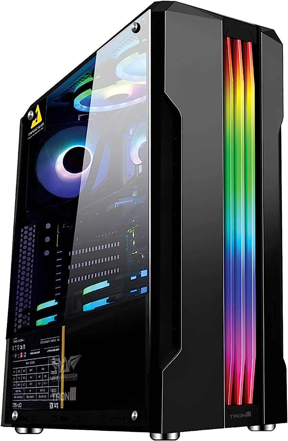 Armageddon Tron III Gaming Case PC Desktop I5-4570 LGA1150 8GBRAM 128GBSSD 1TB HDMI (Renewed)