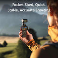 Osmo Pocket 3, Vlogging Camera with 1'' CMOS & 4K/120Fps Video, 3-Axis Stabilization, Fast Focusing, Face/Object Tracking, 2